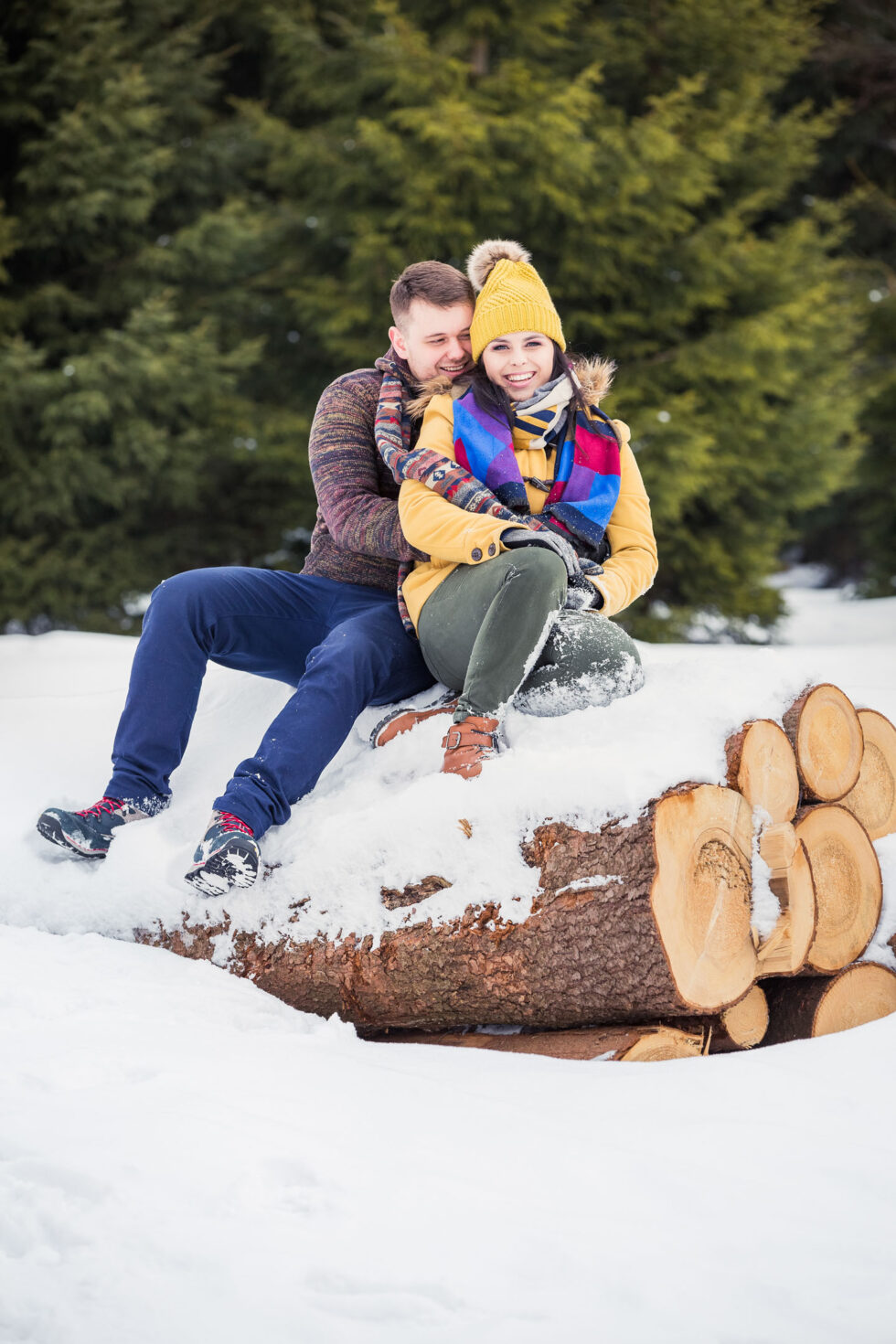 Winter wedding photography in Finland