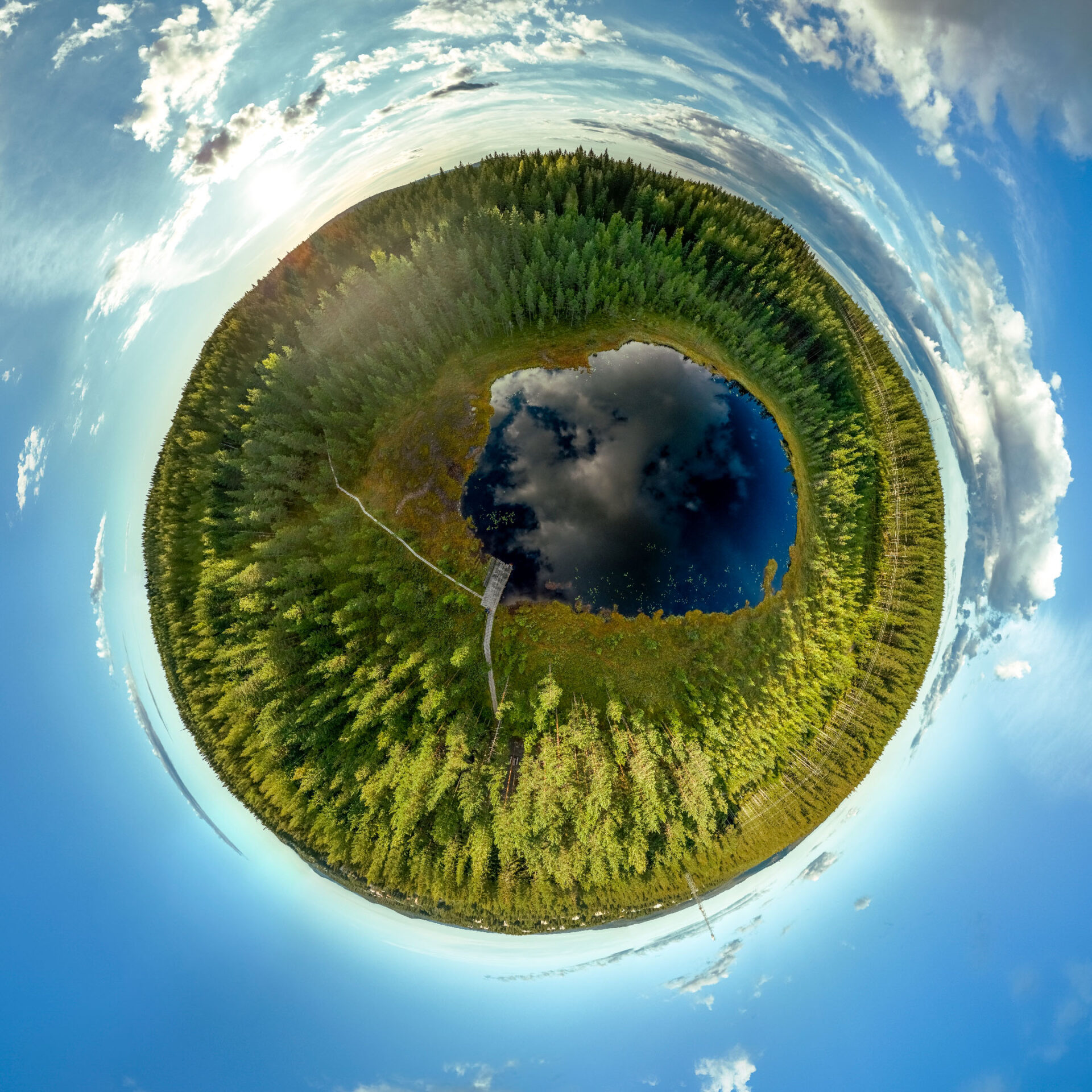 Drone photography Central Finland